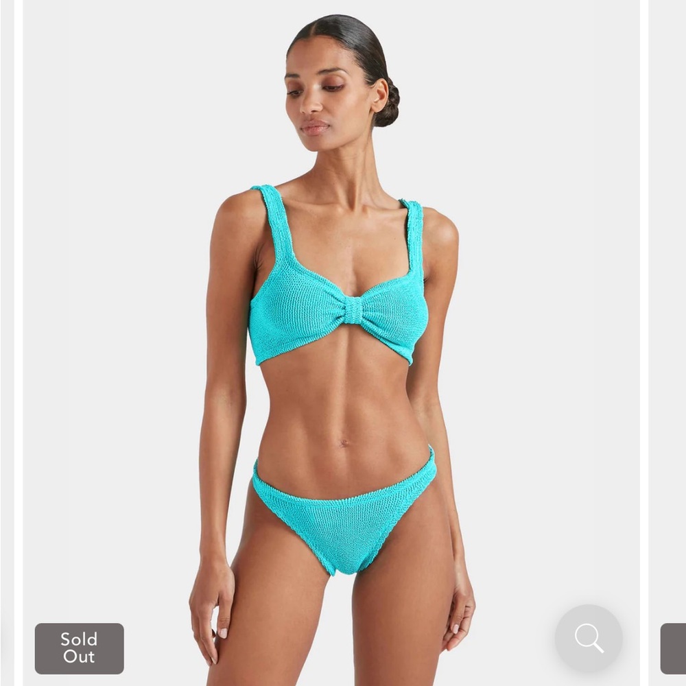 NWT Hunza G Bonnie Bikini in Aqua